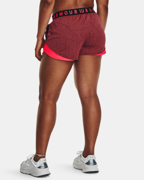 Women's UA Play Up 3.0 Twist Shorts, Red, pdpMainDesktop image number 1
